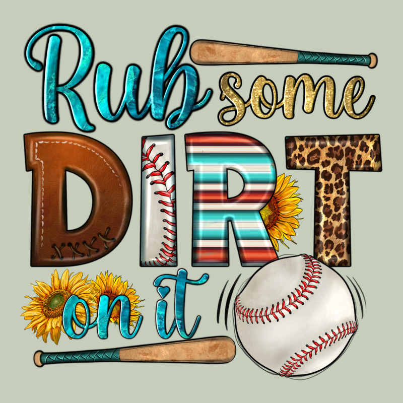 Rub Some Dirt On It Baseball Long Sleeve Tee by HRA Design Shop | Teevron