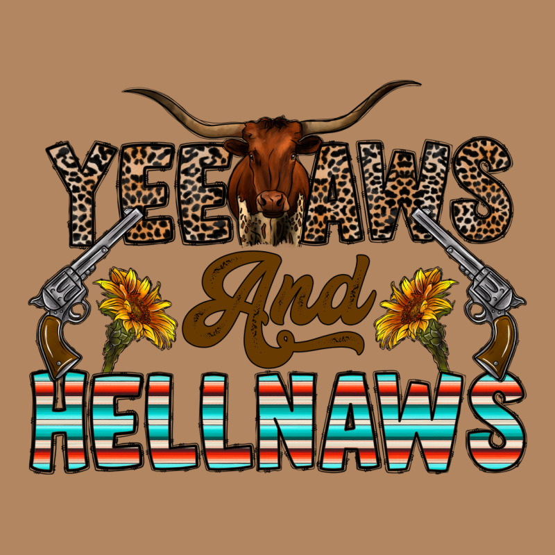Yeehaws And Hellnaws Long Sleeve Tee by CowhideDigitalArt | Teevron