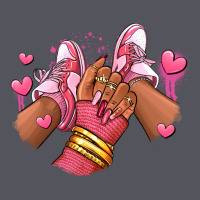 Valentines Day Afro Girl Sneakers Vintage Hoodie | Teevron