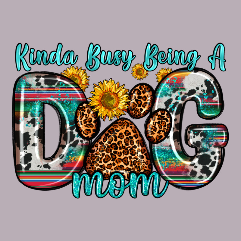 Kinda Busy Being A Dog Mom Vintage Tee by Zillion Design Studio | Teevron