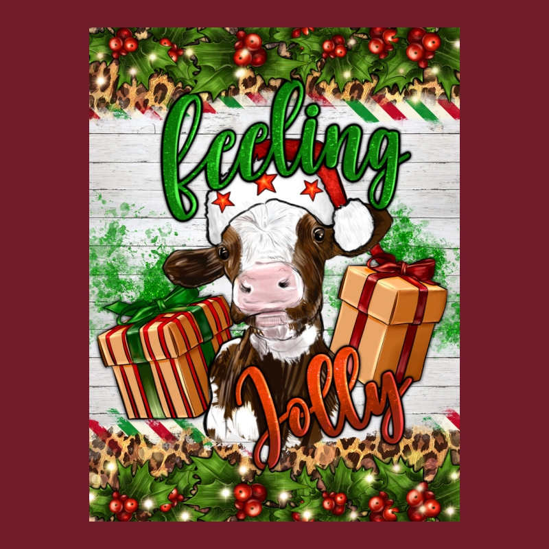 Christmas Feeling Jolly Cow Zipper Hoodie by Artiststas | Teevron