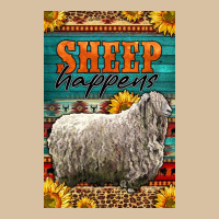 Western Sheep Happens Sunflowers Heavyweight Hoodie | Teevron