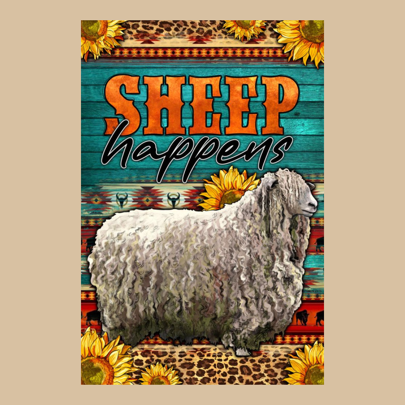 Western Sheep Happens Sunflowers Heavyweight Hoodie by LillyAllenDesigns | Teevron