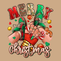 Merry Christmas Caucasian Girl Sneakers Vintage Hoodie | Teevron
