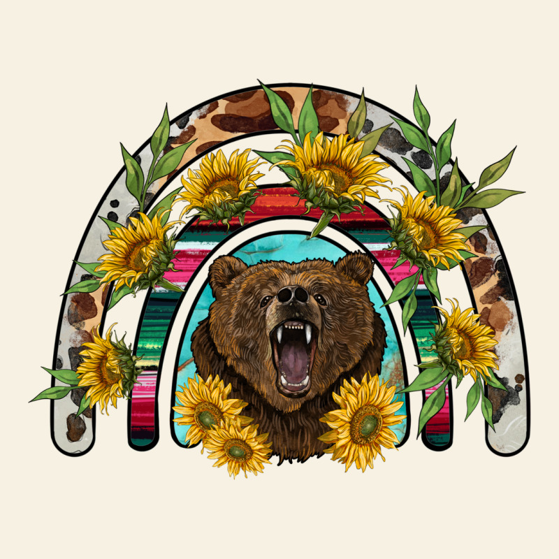 Bear Rainbow Vintage Tee by BarkalooDesign | Teevron