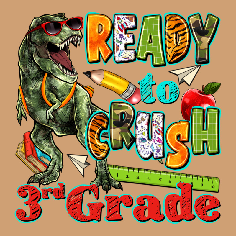 Ready To Crush Third Grade Vintage Tee by texasbilliewilder | Teevron