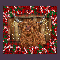 Christmas Highland Cow With Candy Canes Heavyweight Hoodie | Teevron
