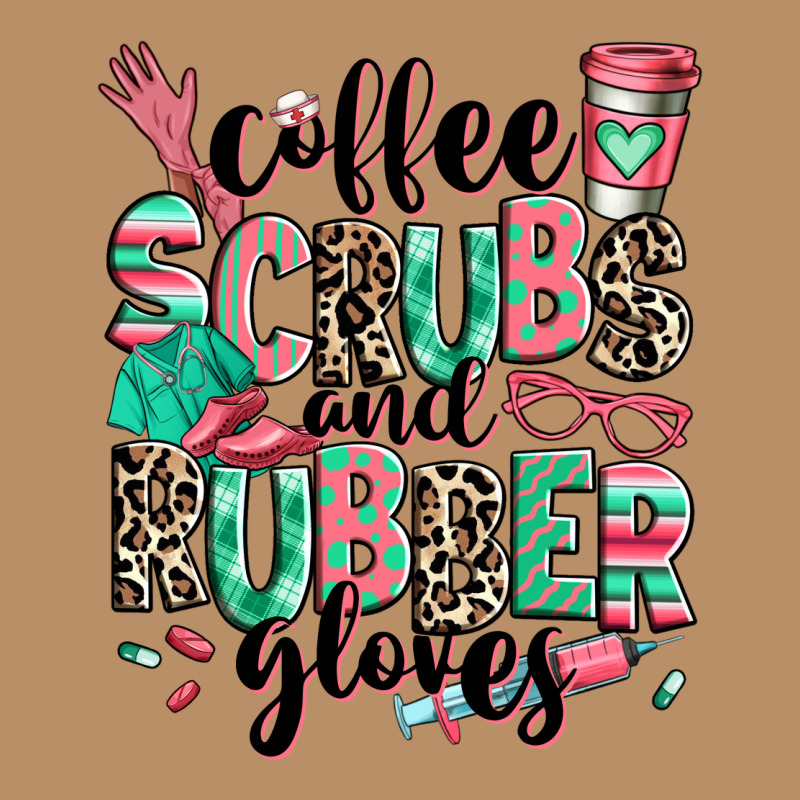 Coffee Scrubs And Rubber Gloves Vintage Hoodie by RanaPortraitStore | Teevron