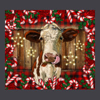 Christmas Heifer With Candy Canes Heavyweight Hoodie | Teevron