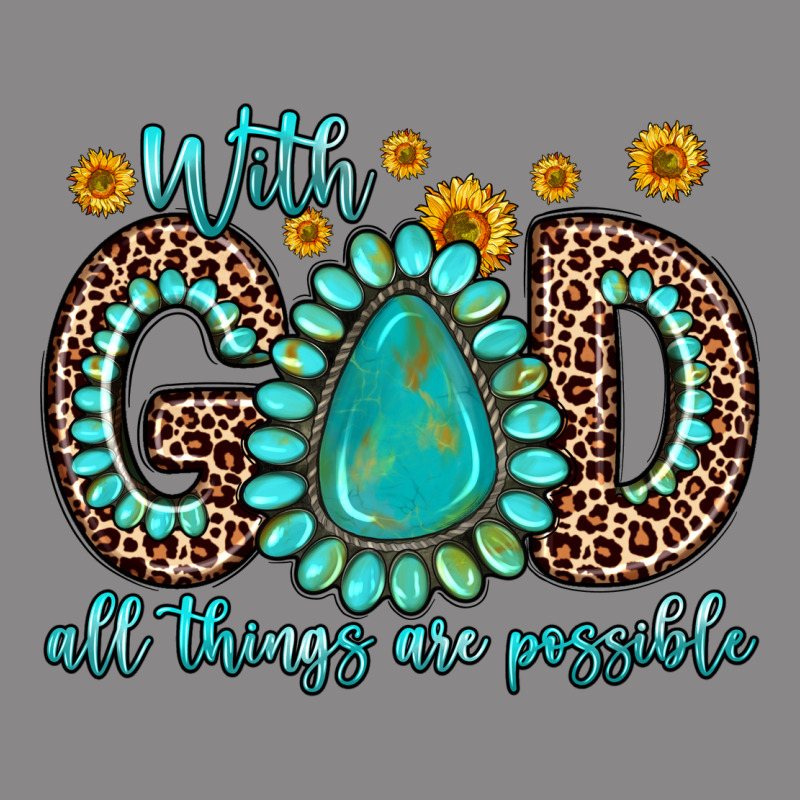 With God All Things Are Possible Gemstone Vintage Tee by Zillion Design Studio | Teevron