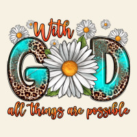 With God All Things Are Possible Daisy Vintage Tee | Teevron