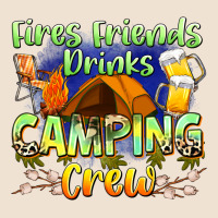 Fires Friends Drinks Camping Crew Urban Heavy Tee | Teevron