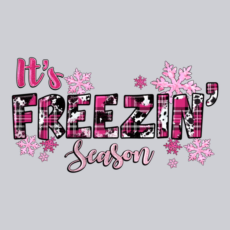 It's Freezin Season Pink Christmas Heavyweight Sweatshirt by RanaPortraitStore | Teevron