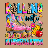 Rolling Into Kindergarten Grade Vintage Tee | Teevron