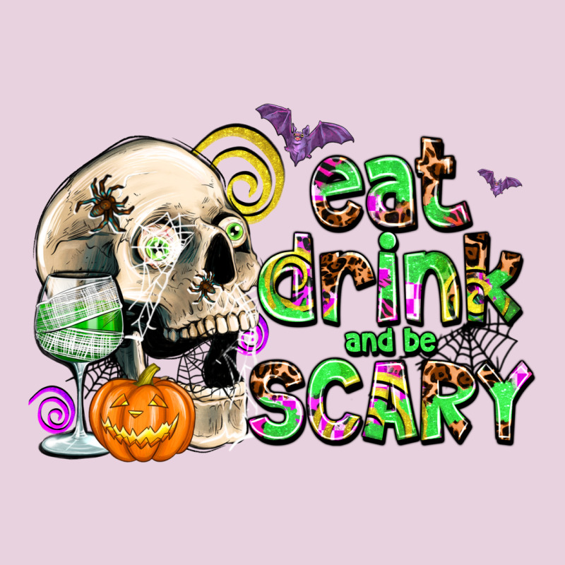 Eat Drınk And Be Scary Ladies Tee by AdoDesignShop | Teevron