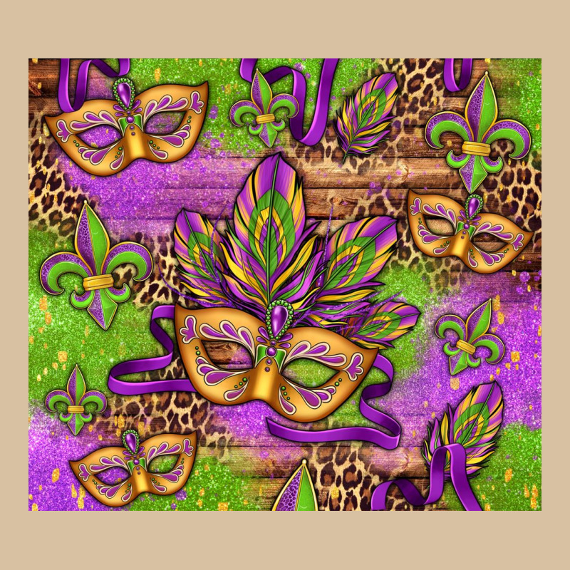 Mardi Gras Carnival Masks And Fleur De Lis Heavyweight Hoodie by Jasminsmagicworld | Teevron