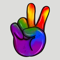 Pride Peace Hand Zipper Hoodie | Teevron