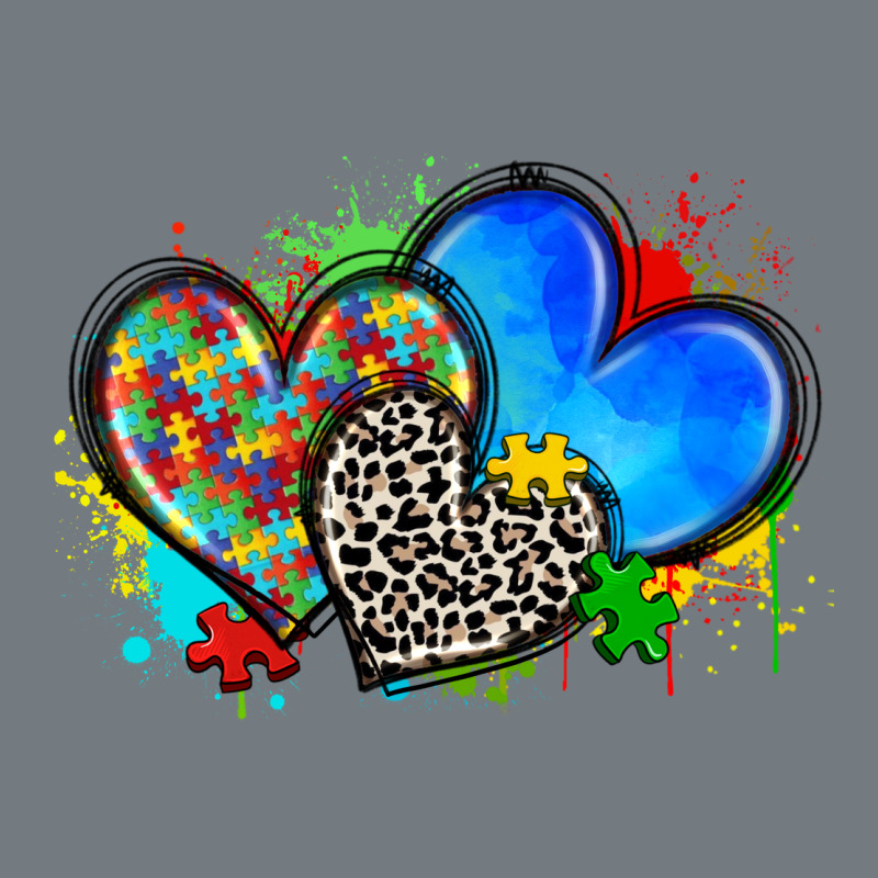 Autism Hearts Heavyweight Sweatshirt by Zillion Design Studio | Teevron