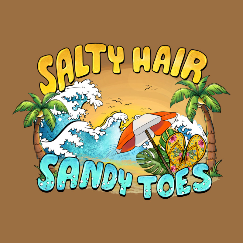 Salty Hair Sandy Toes Summer Vintage Tee by BarkalooDesign | Teevron
