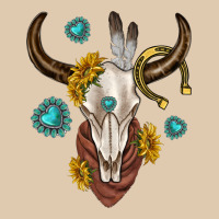 Western Cow Skull Heavyweight Sweatshirt | Teevron
