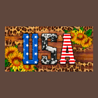Usa Sunflowers License Plate Classic Tee | Teevron