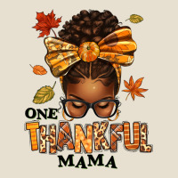 One Thankful Mama Afro Messy Bun Urban Heavy Tee | Teevron