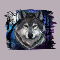 Wolf And Full Moon Vintage Tee | Teevron