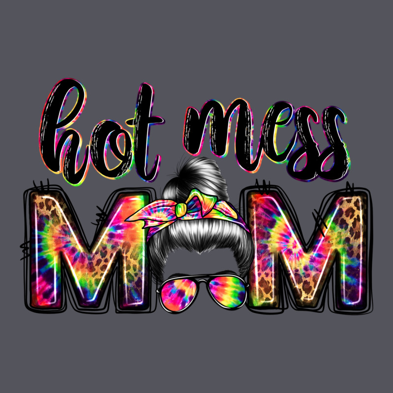 Hot Mess Mom Messy Bun Vintage Hoodie by JahusDesignShop | Teevron