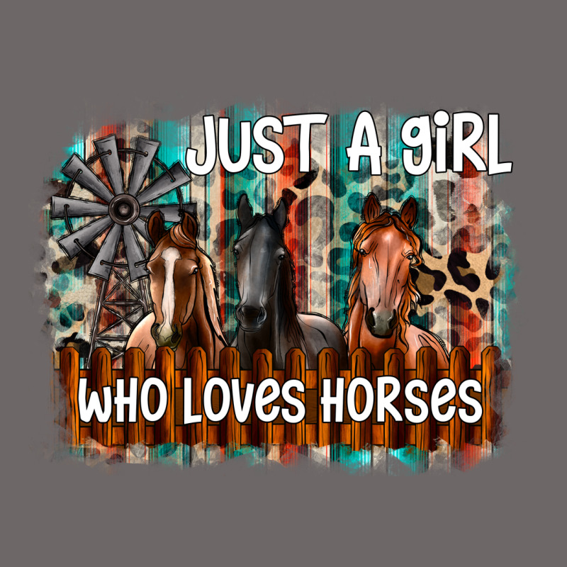 Just A Girl Who Loves Horses Classic Tee by CowhideDigitalArt | Teevron