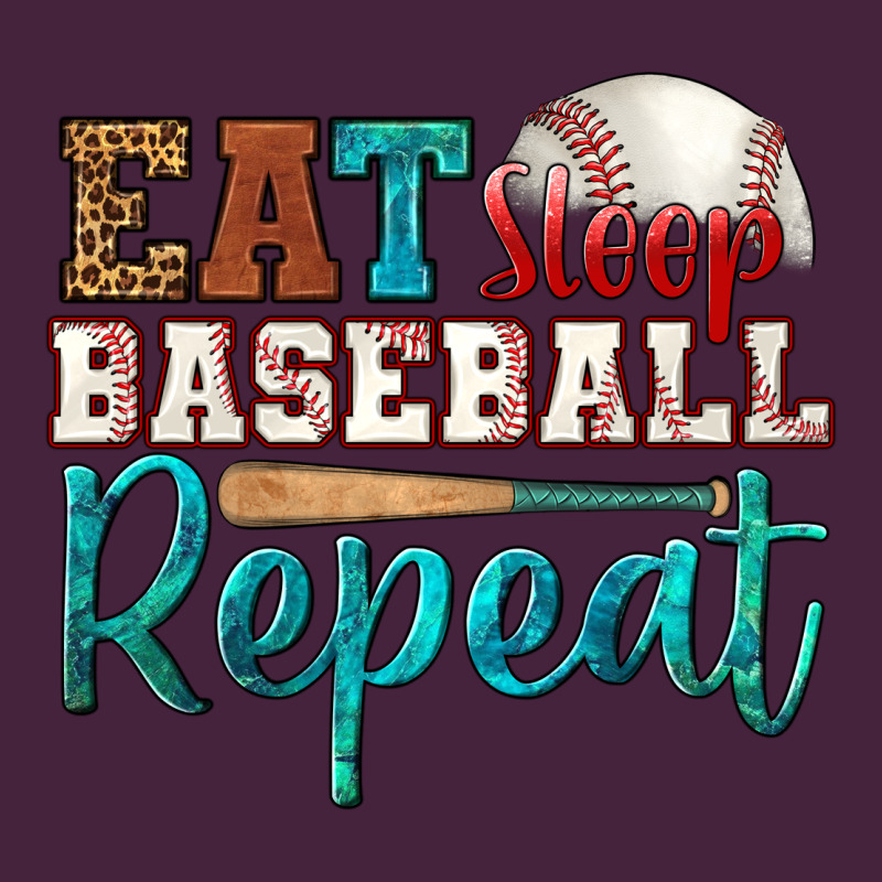 Eat Sleep Baseball Repeat Long Sleeve Tee by HRA Design Shop | Teevron