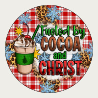 Christmas Fueled By Cocoa And Christ Ornament Zipper Hoodie | Teevron