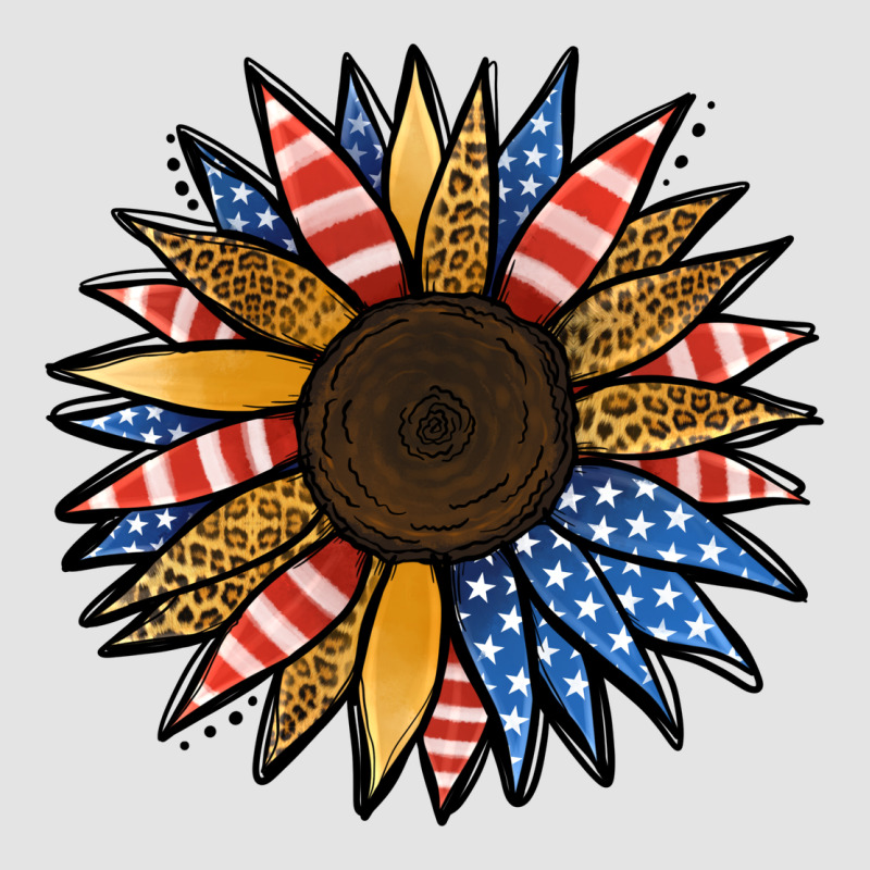 Patriotic Sunflower Premium Sweatshirt by Jasminsmagicworld | Teevron