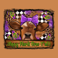 Happy Mardi Gras Y'all Cow Heavyweight Hoodie | Teevron