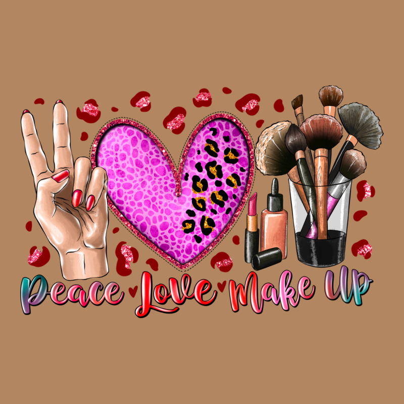 Peace Love Makeup Long Sleeve Tee by RacoonDesign | Teevron