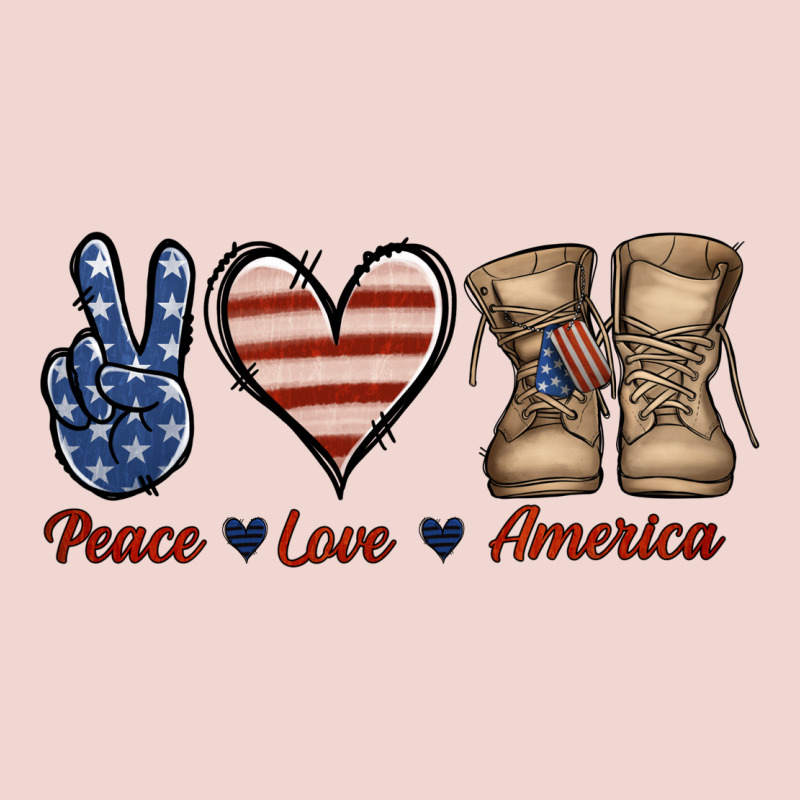 Peace Love America Premium Sweatshirt by Jasminsmagicworld | Teevron