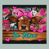 Be Mine Valentine's Day Cow Heavyweight Hoodie | Teevron