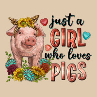 Western Just Girl Who Loves Pigs Heavyweight Sweatshirt | Teevron