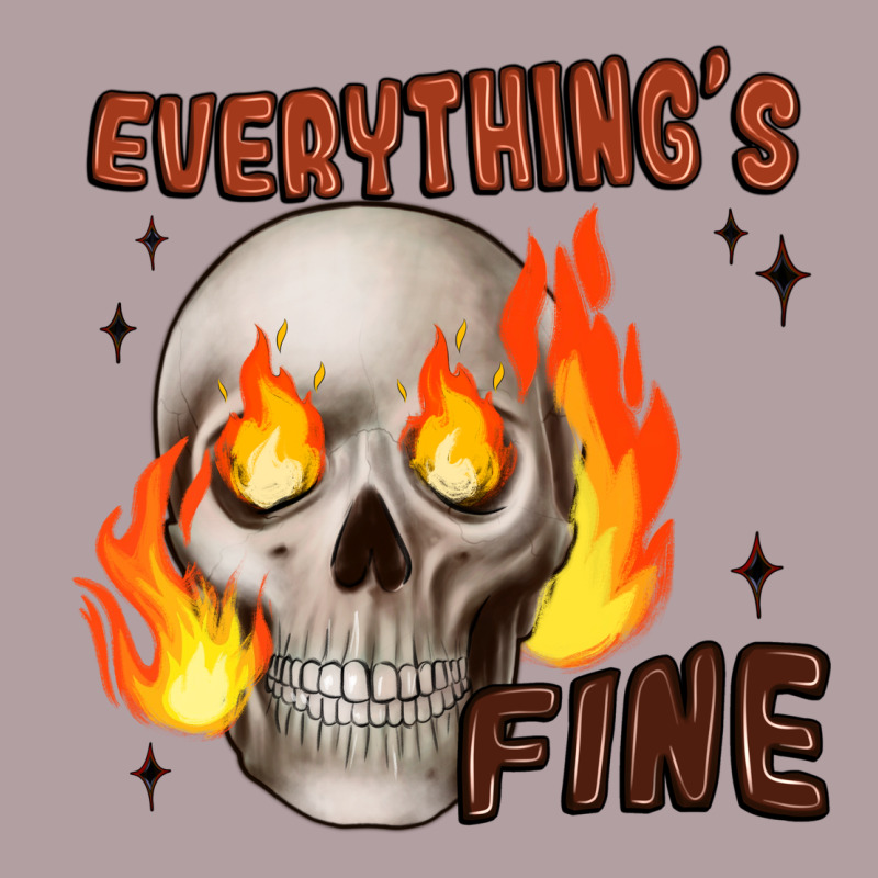 Everythings Fine Vintage Hoodie by JahusDesignShop | Teevron