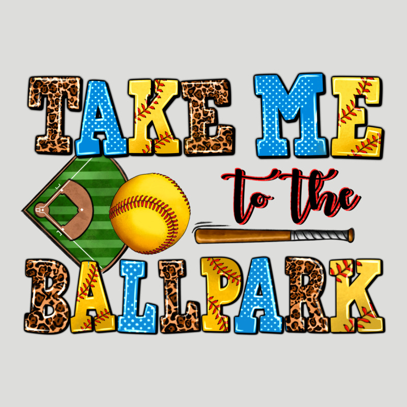 Take Me To The Ballpark Softball Zipper Hoodie by AdoDesignShop | Teevron