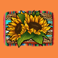 Sunflower With Serape Background Premium Sweatshirt | Teevron