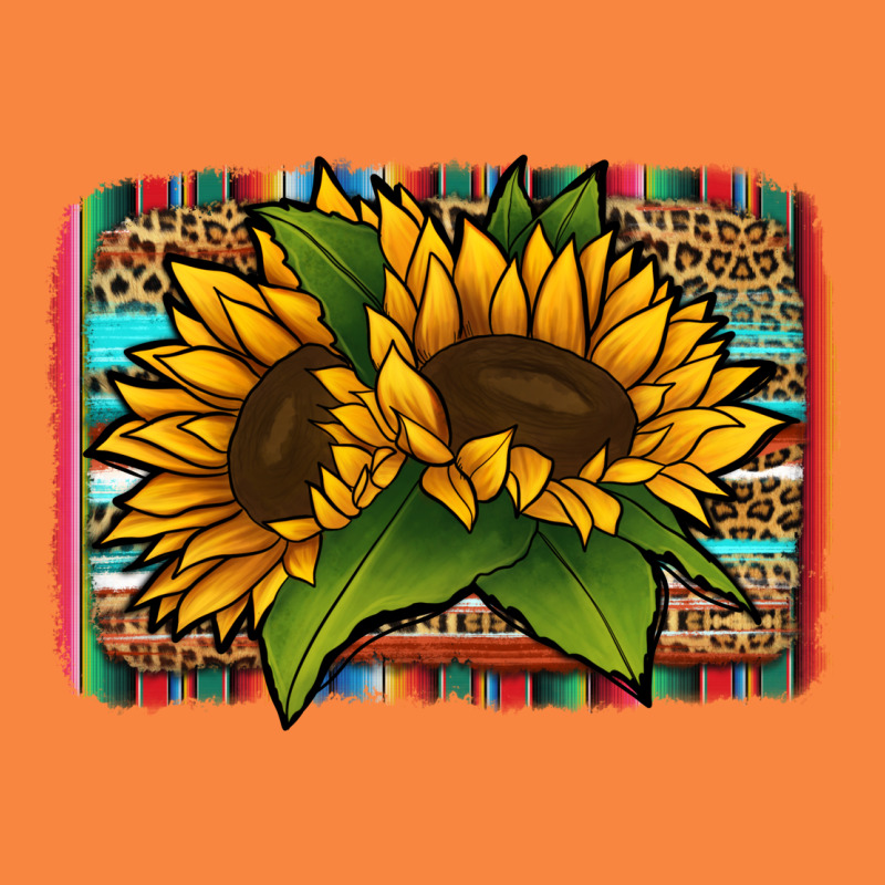 Sunflower With Serape Background Premium Sweatshirt by Jasminsmagicworld | Teevron