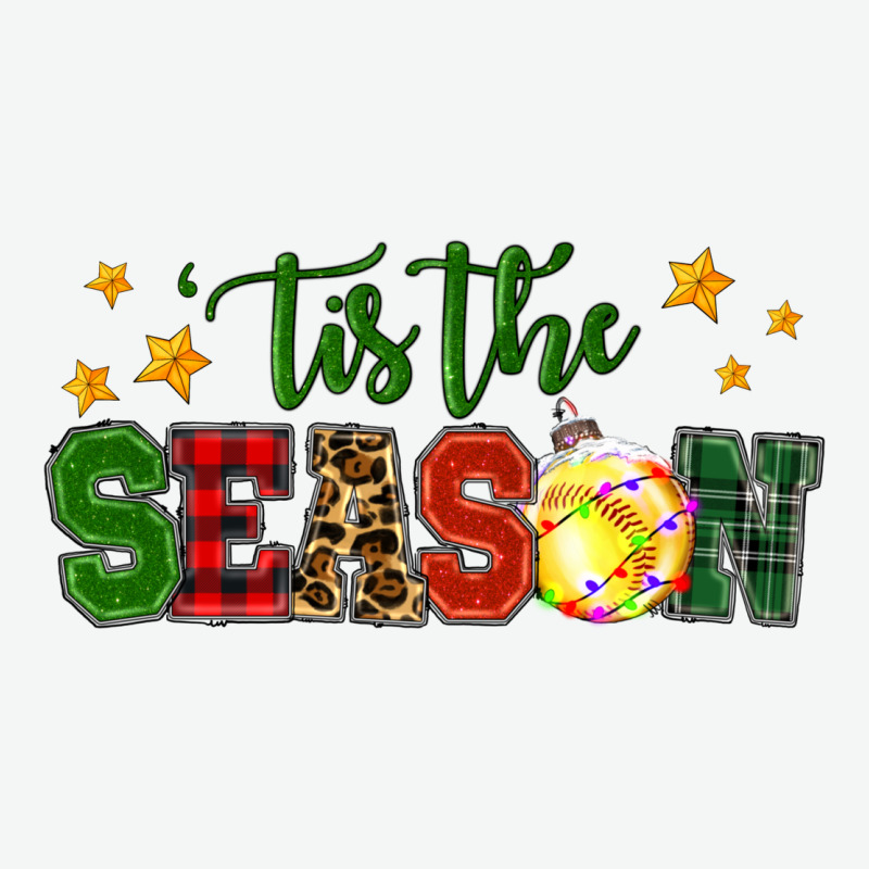 'tis The Season Softball Christmas Urban Heavy Tee by RanaPortraitStore | Teevron