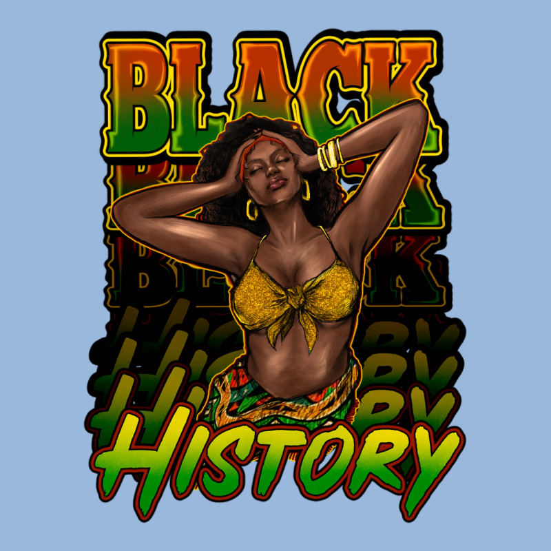 Black History Afro Woman Premium Hoodie by NancyCooperArtShop | Teevron