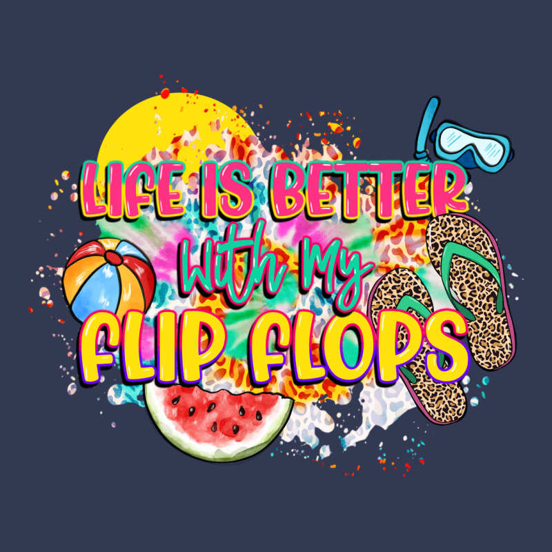 Life Is Better With My Flip Flops Heavyweight Hoodie by NancyCooperArtShop | Teevron