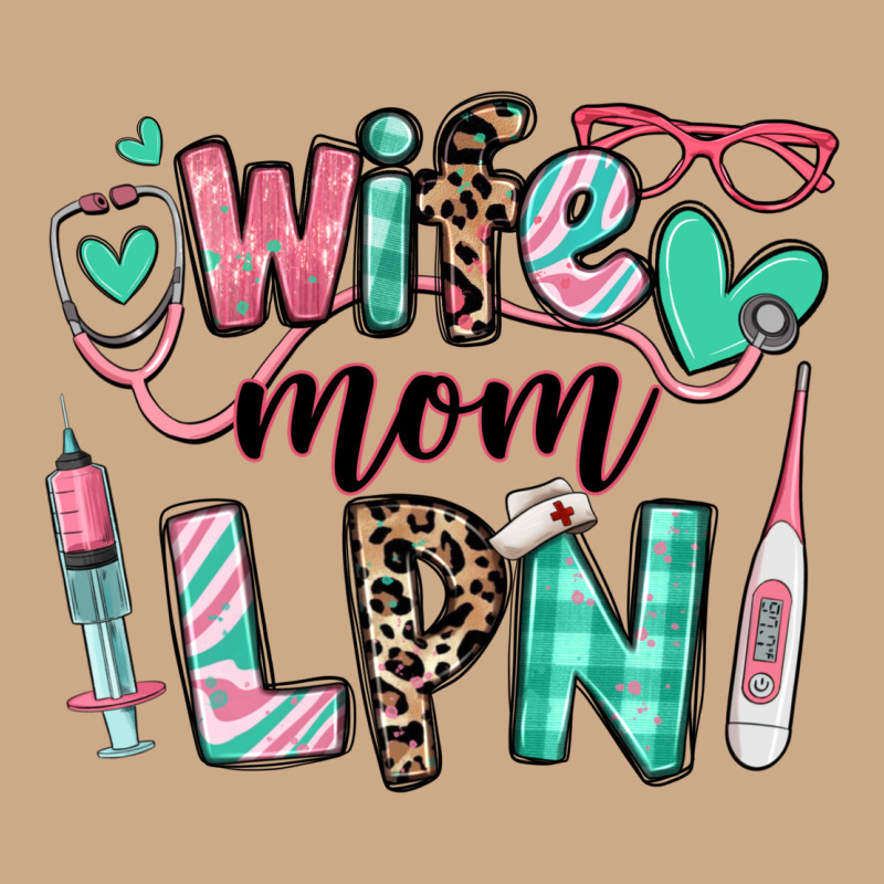 Wife Mom Lpn Licensed Practical Nurse Vintage Hoodie by RanaPortraitStore | Teevron