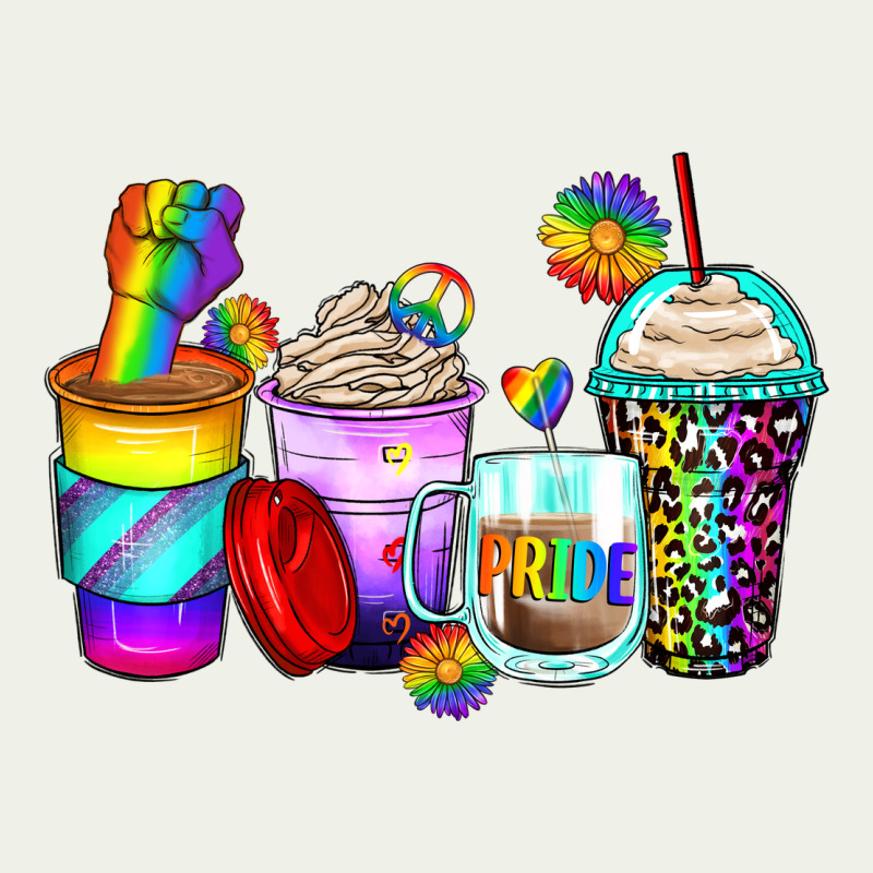 Pride Coffee Cups Urban Heavy Tee by Zillion Design Studio | Teevron