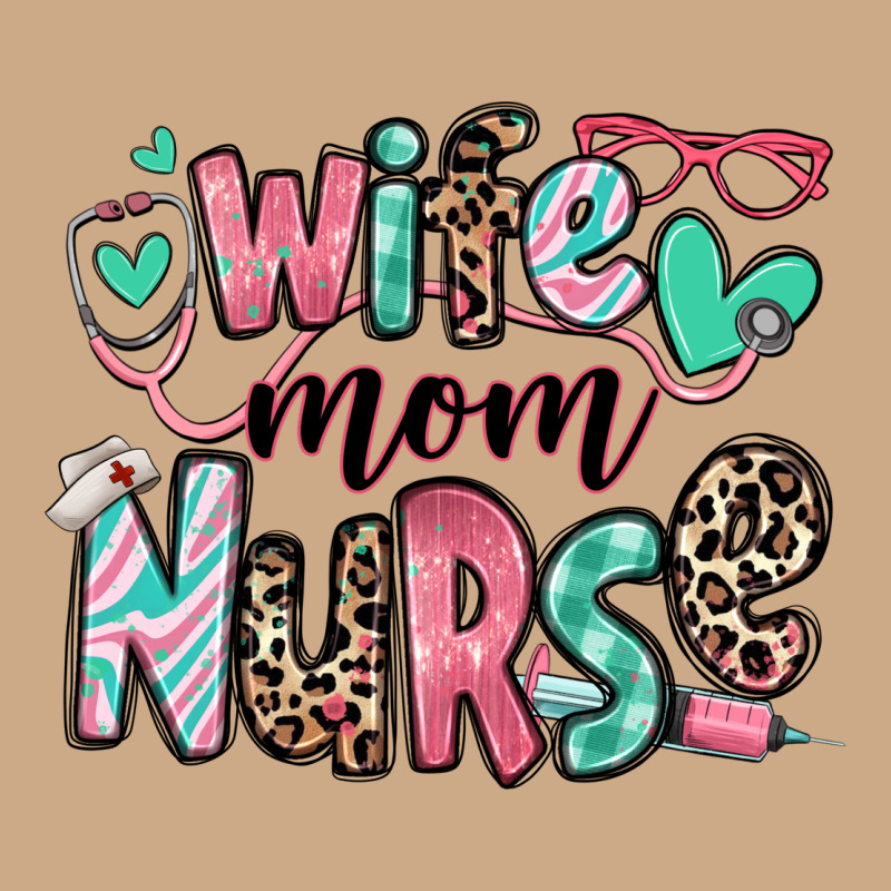 Wife Mom Nurse Vintage Hoodie by RanaPortraitStore | Teevron