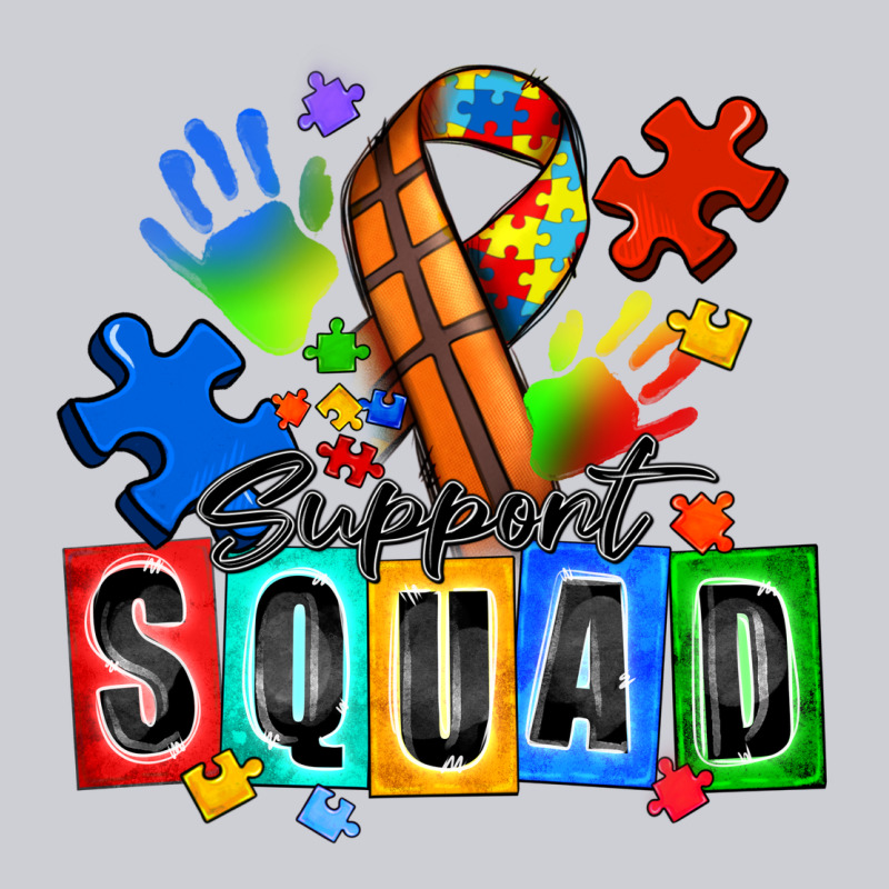 Basketball Support Squad Autism Heavyweight Sweatshirt by Zillion Design Studio | Teevron