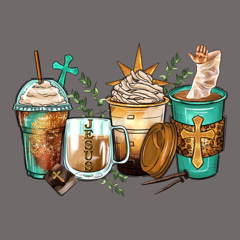 Jesus Coffee Cups Urban Heavy Tee by Zillion Design Studio | Teevron
