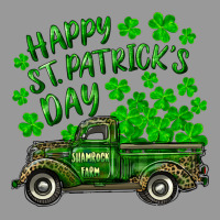 Happy St. Patricks Day Shamrock Farm Truck Vintage Hoodie | Teevron